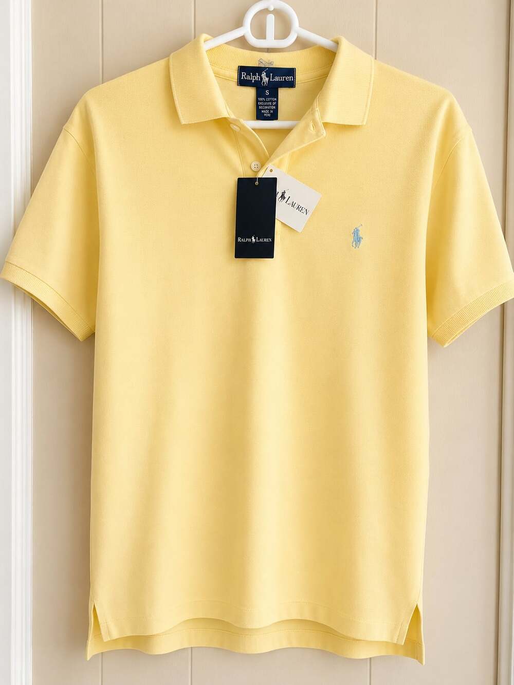 Ralph Lauren Classic Cotton Pique Polo Shirt in Yellow